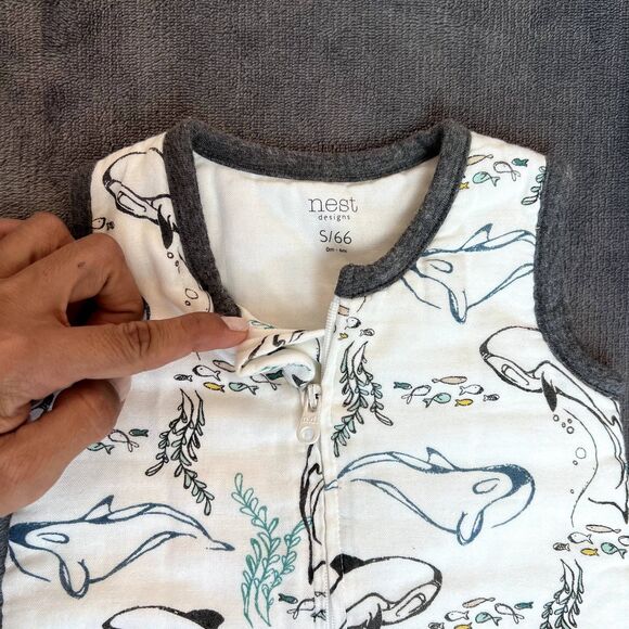 Nest design cotton/ bamboo sleep sack size small/66 - Picture 7 of 7